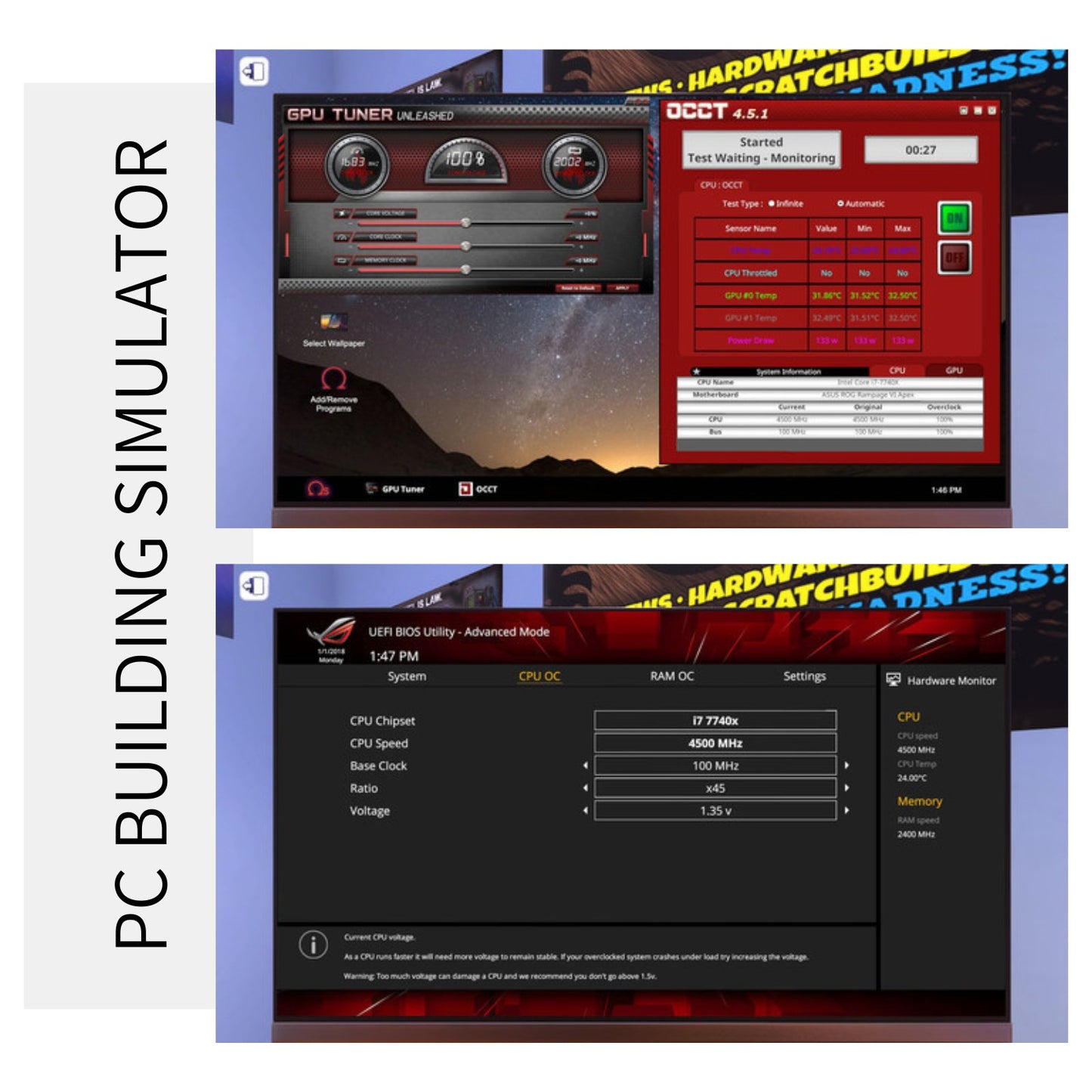 PC Building Simulator & MAXED OUT Edition DLCs | PC Game Steam Key - Killonyi